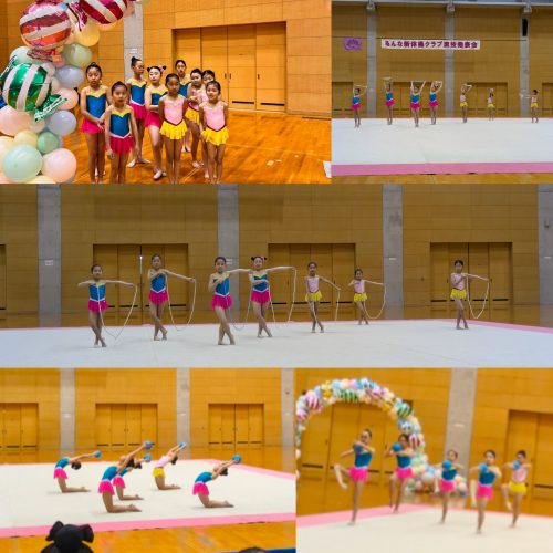 るんな新体操クラブ発表会　キッズ育生クラス