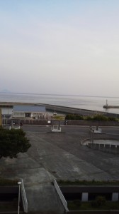 宿泊する施設から瀬戸内海が見えます